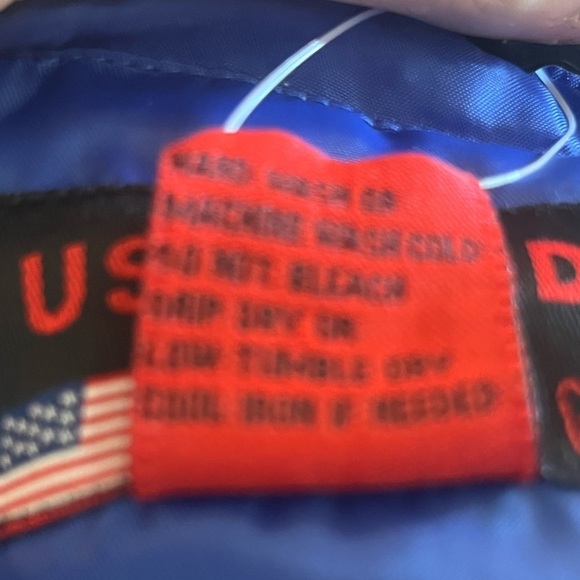 US Trends Action puffer jacket blue polyester filled - Picture 12 of 12